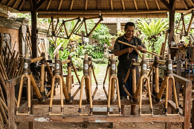 Cadres vélos bambou