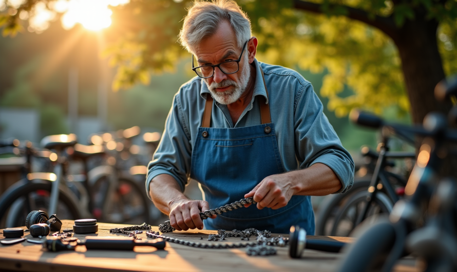 Comment réparer une chaîne de vélo qui saute régulièrement ?