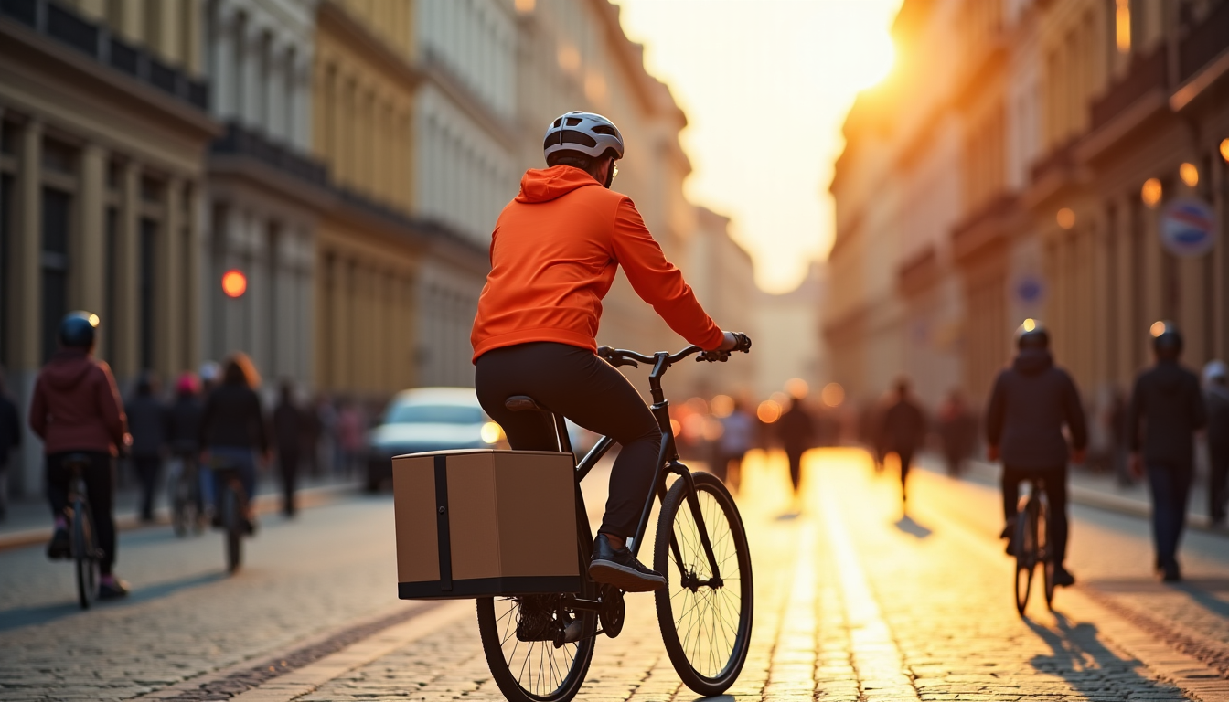 Améliorez vos tournées de livraison avec un vélo cargo professionnel adapté