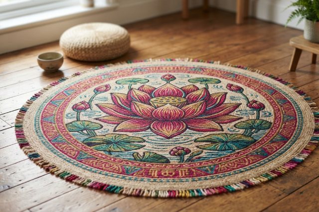 Tapis Fleur Lotus